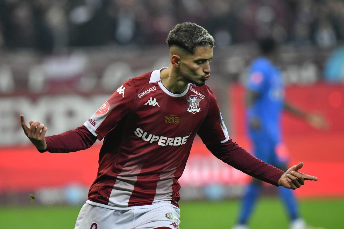 „Hai, mă!” » Imagini FABULOASE cu Dan Șucu și Victor Angelescu înainte de Rapid - FCSB 4-0