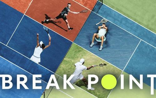 Afișul Break Point, seria documentară a Netflix