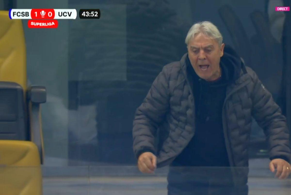 FCSB - Craiova 1-0. Ngezana ar fi trebuit eliminat încă din prima repriză, spre disperarea lui Cârțu » Reacție suburbană a olteanului