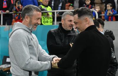 Întâlnire de gradul zero la FCSB - Craiova » Cum au fost surprinși Mirel Rădoi și Mihai Stoica