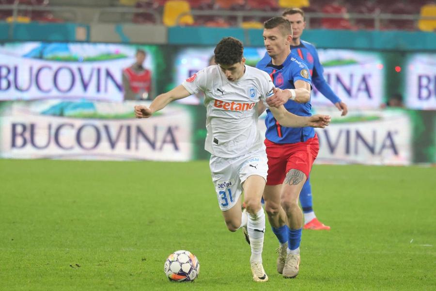 Tănase și Bană, în FCSB - Craiova/ foto Ionuț Iordache (GSP) A găsit înlocuitorul pentru Ștefan Baiaram: „E pe stilul lui”