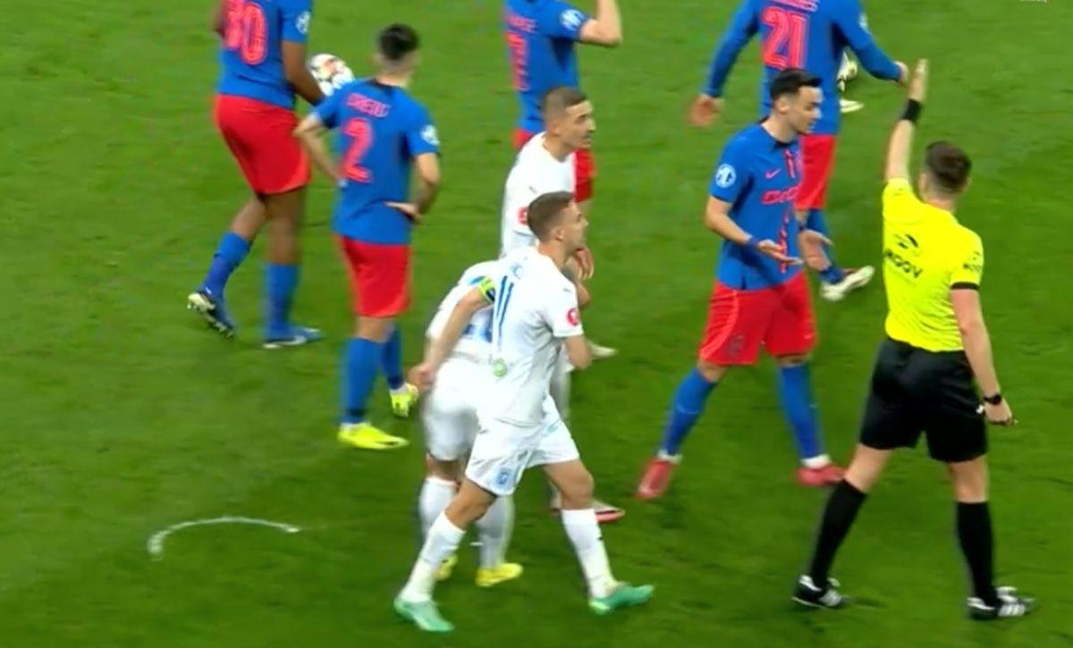 FCSB - Craiova 1-0. Ngezana ar fi trebuit eliminat încă din prima repriză, spre disperarea lui Cârțu » Reacție suburbană a olteanului