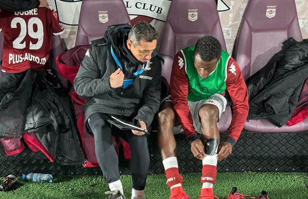Avem raportul: de ce a eșuat David Ankeye la primul meci ca titular la Rapid
