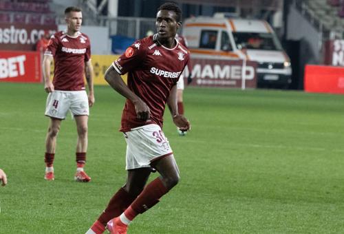 David Ankeye, prestație dezamăgitoare în Hermannstadt – Rapid // FOTO: GSP.ro