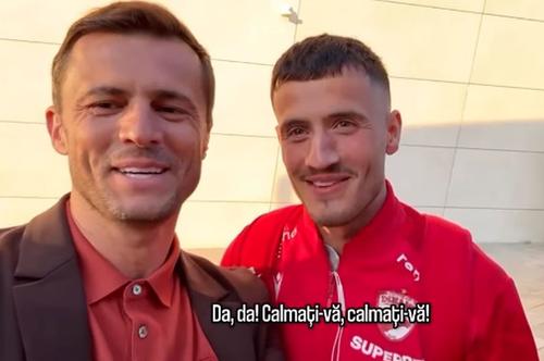 Astrit Selmani, alături de Andrei Nicolescu