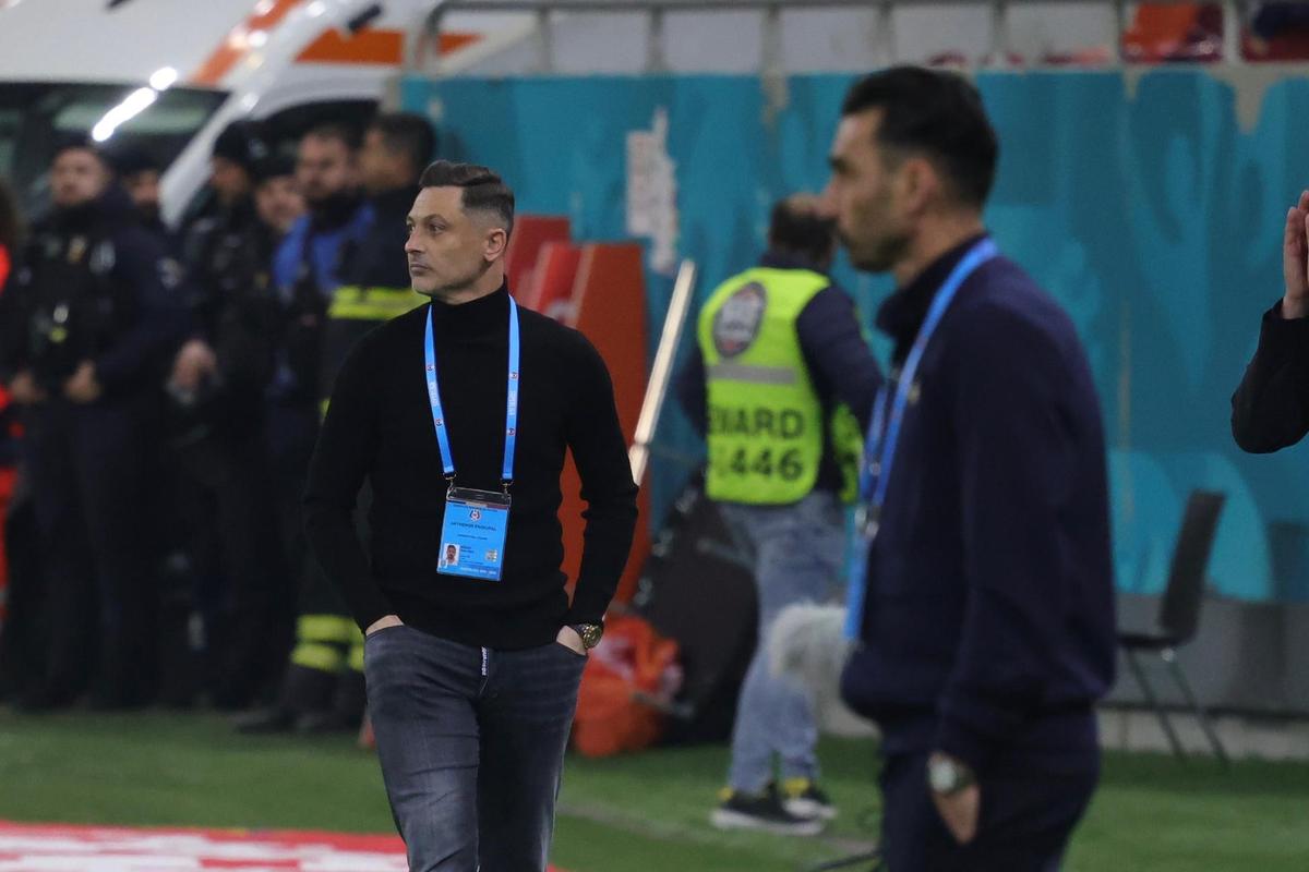 FCSB - Universitatea Craiova, imagini din prima repriză