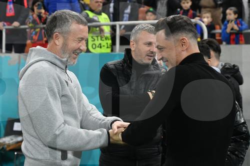 MM Stoica și Mirel Rădoi, înainte de FCSB - Craiova/ foto Cristi Preda (GSP)