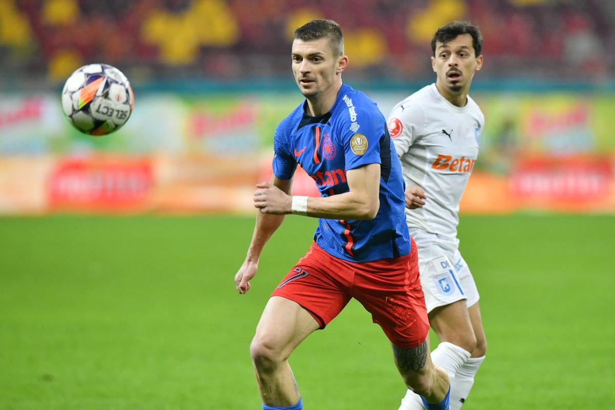 FCSB - Universitatea Craiova, imagini din prima repriză