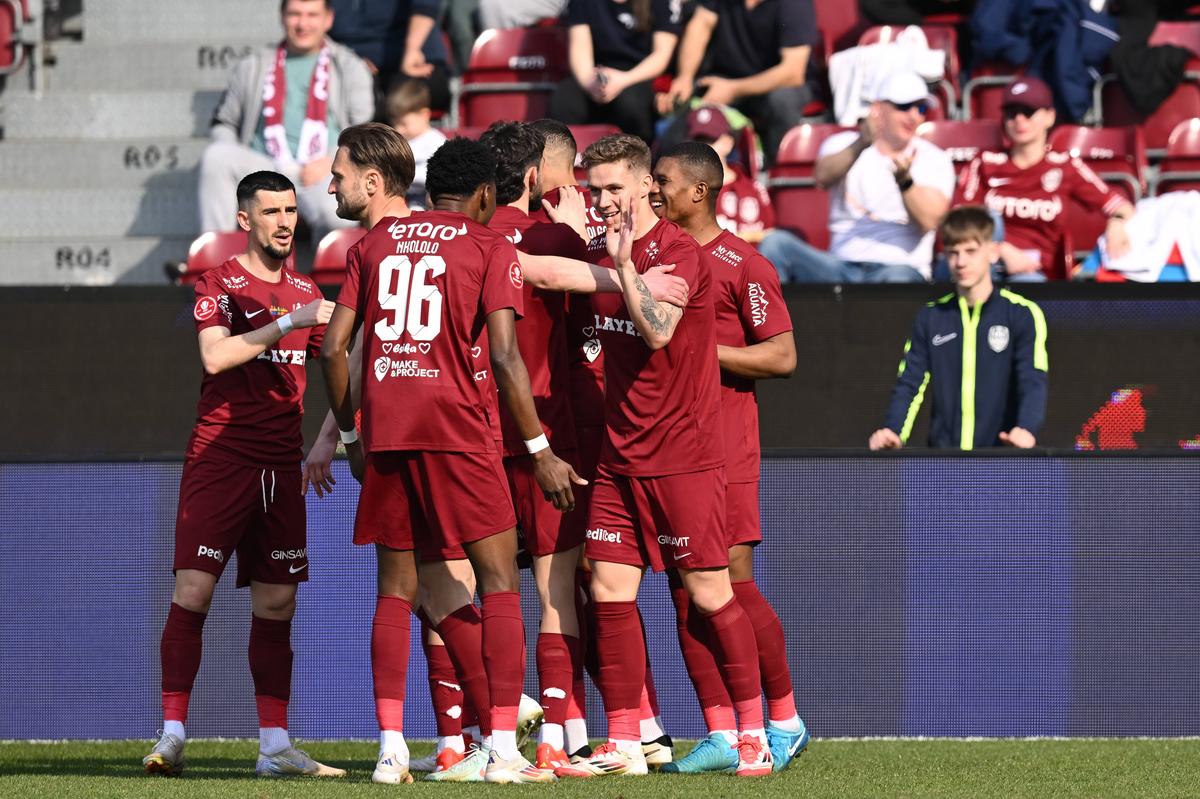 CFR Cluj - Gloria Buzău, imagini din timpul partidei