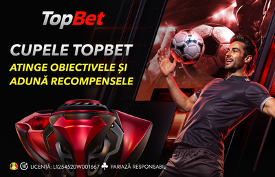 Cupele TopBet - Atinge obiectivele și adună recompensele