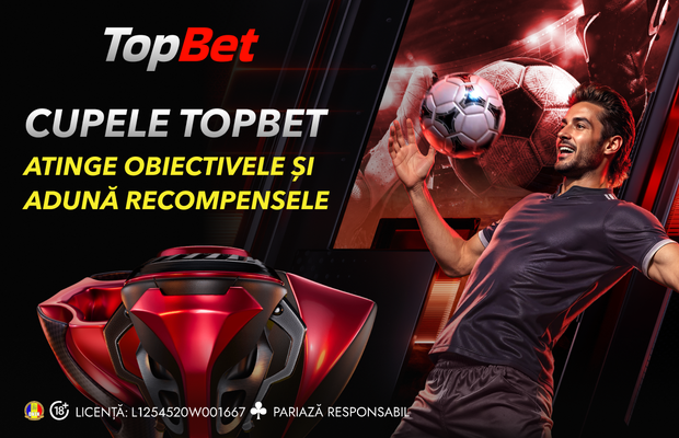 Cupele TopBet - Atinge obiectivele și adună recompensele