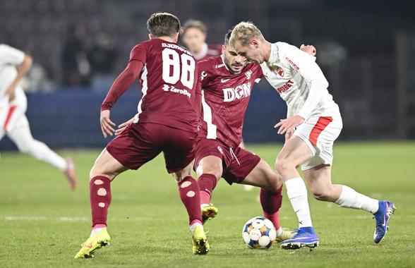 Gruia, tărâm interzis pentru Dinamo! Trei victorii în două decenii, iar CFR Cluj surclasează „haita” la orice capitol: „Ei jucau în cupele europene, noi ne chinuiam”
