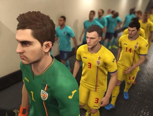 România - Moldova în PES 2020 // FOTO: FRF.ro