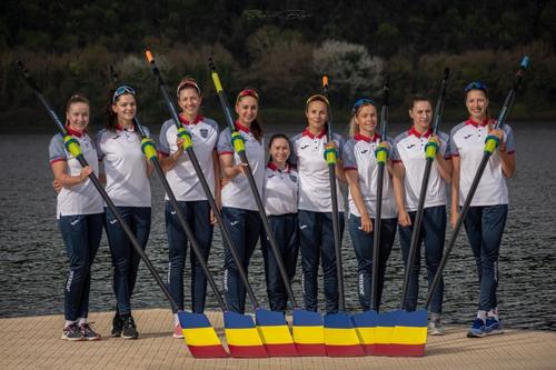 Barca de 8 plus 1 e campioana europeană en-titre FOTO Sergiu Bejan