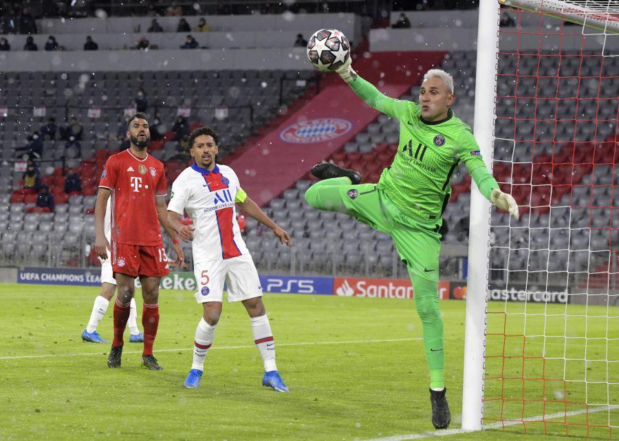 Navas a fost unul dintre cei mai buni jucători ai lui PSG în Germania. Foto: Imago Lewa - absentul cel mai prezent