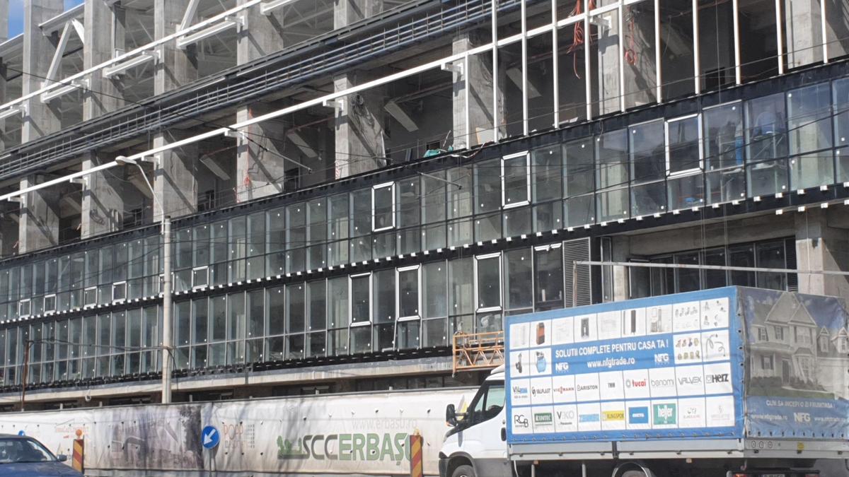 Imagini spectaculoase din exteriorul arenei Rapid! Cum arată șantierul din Giulești