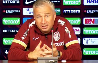 Jucătorul lui CFR Cluj pe care Dan Petrescu îl consideră persecutat de arbitri: „E rugby ce îi fac adversarii, nu fotbal! Am și uitat cum e să avem penalty”