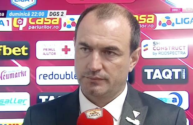 Ionuț Badea, resemnat după înfrângerea cu Rapid: „Avionul nostru s-a prăbușit”