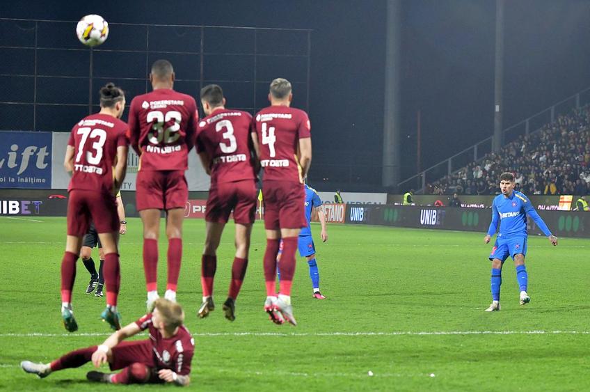 Golul lui Florinel Coman din CFR Cluj - FCSB // foto: Cristi Preda, GSP