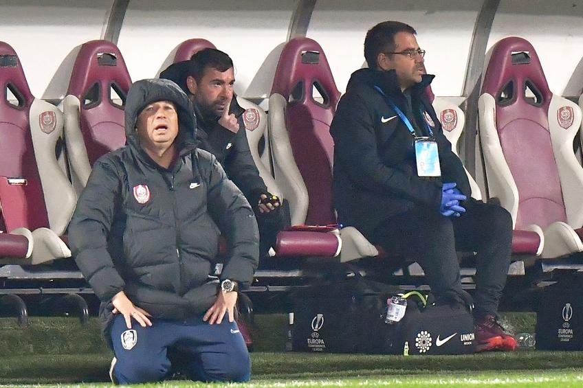 Dan Petrescu, exasperat în CFR Cluj - FCSB // foto: Cristi Preda, GSP