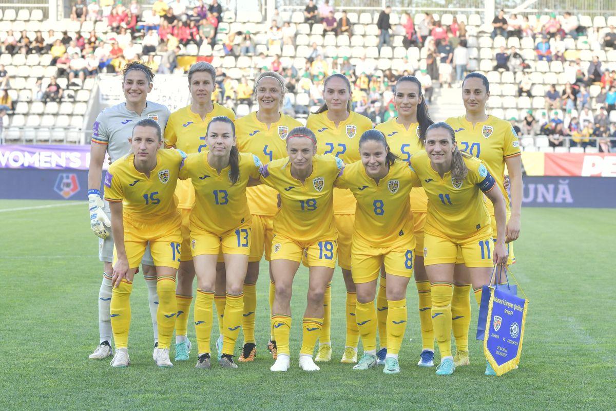 România - Kazahstan, preliminarii Euro 2025 la fotbal feminin