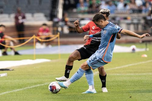 Braian Cufre, într-un meci în tricoul lui New York City FC din iulie 2023 / Foto: Imago