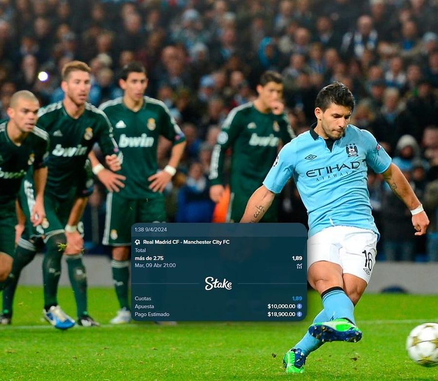 Fotografia postată de Sergio Aguero Kun Aguero a pariat o sumă imensă pe Real Madrid - Manchester City! » Pronosticul ales de argentinian