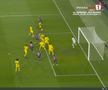 Golul lui Raphina din Barcelona - Borussia Dortmund, foto: captură Prima Sport