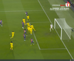 Golul lui Raphina din Barcelona - Borussia Dortmund, foto: captură Prima Sport