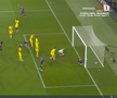 Golul lui Raphina din Barcelona - Borussia Dortmund, foto: captură Prima Sport