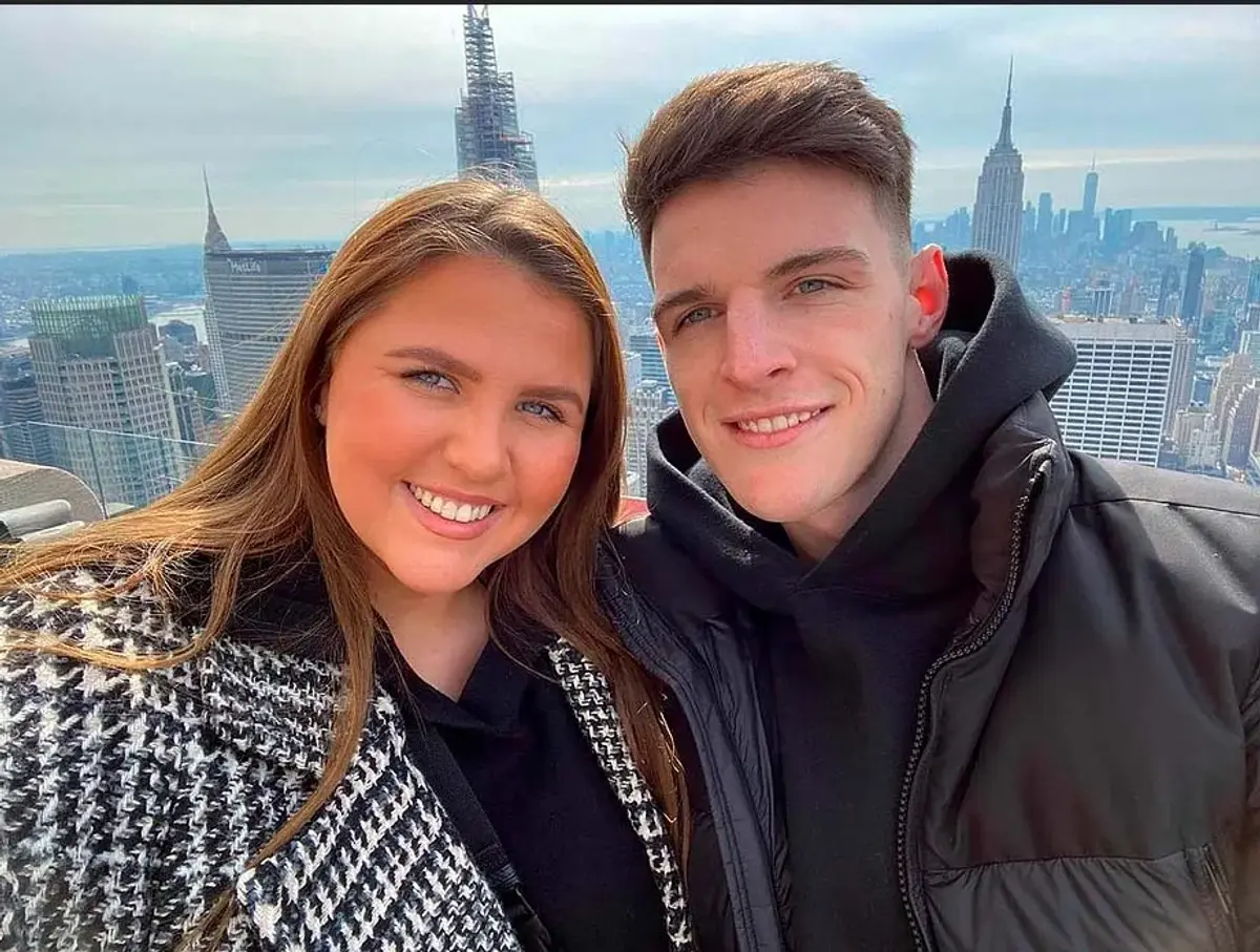 Declan Rice și Lauren Fryer