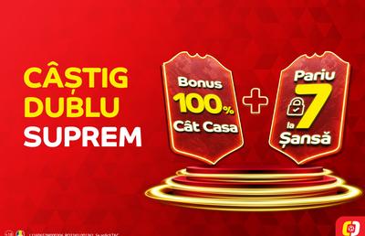 Câștig Dublu Suprem – Cel mai avantajos bonus pentru tine!