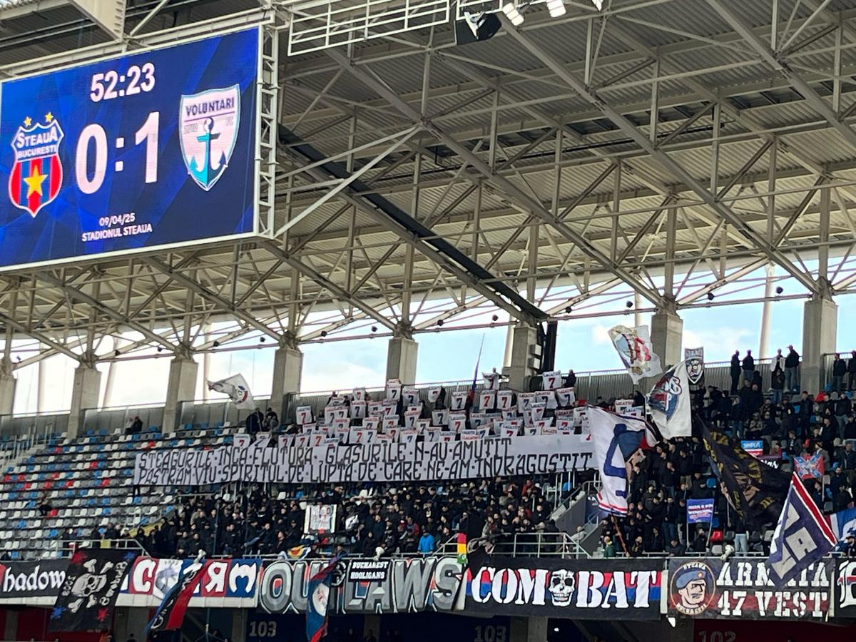 Imagini înainte de Steaua - Voluntari