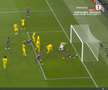 Golul lui Raphina din Barcelona - Borussia Dortmund, foto: captură Prima Sport