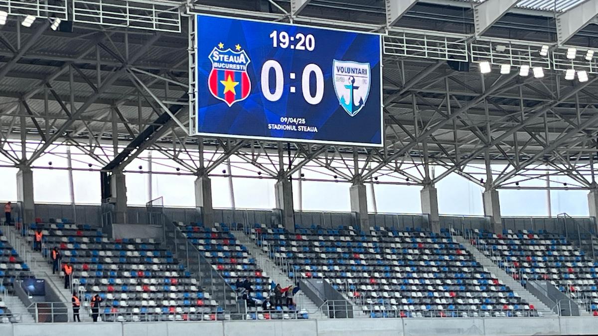 Steaua - Voluntari 3-2 » Plânge Nețoiu: echipa cu buget „no limit”, executată în Ghencea în 20 de minute. Clasamentul în play-off Liga 2