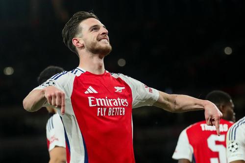 Declan Rice nu marcase niciodată din lovitură liberă în 381 de meciuri! / Foto: Imago
