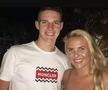 Declan Rice și Lauren Fryer, foto: X