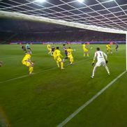 Golul lui Raphina din Barcelona - Borussia Dortmund, foto: captură Prima Sport