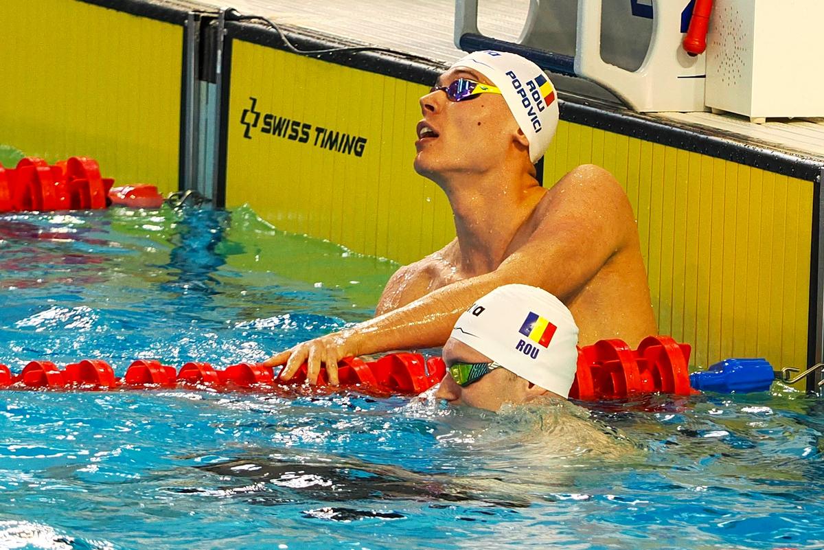 David Popovici- record la 50 m liber