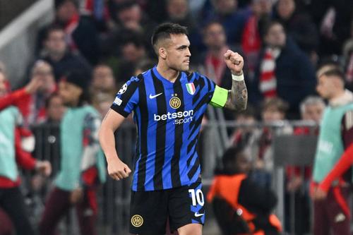 Căpitanul Lautaro Martinez a deschis scorul la Munchen cu un gol de campion mondial, în victoria lui Inter (2-1) / Foto: Imago