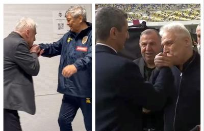 Turcul care i-a pupat mâna lui Mircea Lucescu a venit la priveghi și a făcut la fel cu Răzvan