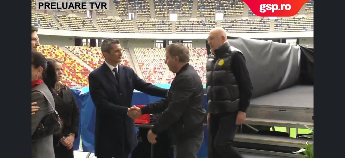 Hagi, la a doua zi de priveghi de la Arena Națională