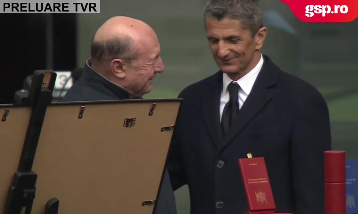 Traian Băsescu, la priveghiul lui Mircea Lucescu