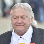 A doua zi de priveghi în memoria lui Mircea Lucescu - Dănuț Lupu, în lacrimi/ foto Cristi Preda (GSP)