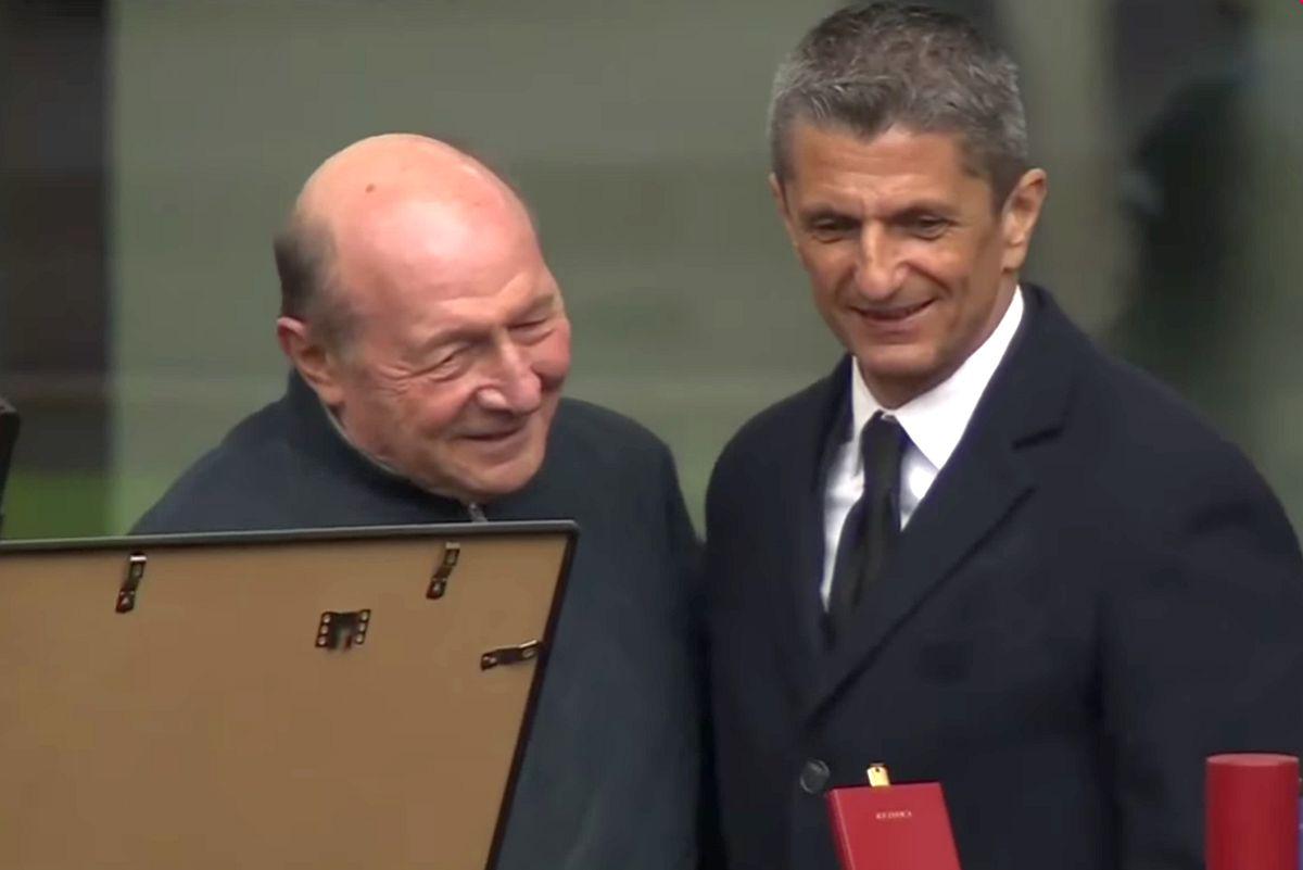 Traian Băsescu, la priveghiul lui Mircea Lucescu