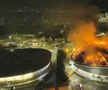 Incendiu la arena olimpică din Rio de Janeiro // capturi foto: X