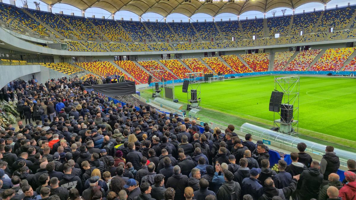 Fanii lui Dinamo i-au strigat numele lui Mircea Lucescu pentru ultima oară » Imagini sfâșietoare cu Răzvan Lucescu