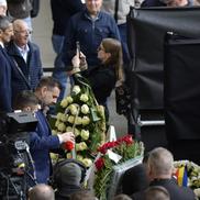 Delegația lui Dinamo, la sicriul lui Mircea Lucescu/ foto Cristi Preda (GSP)