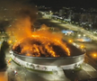 Incendiu la arena olimpică din Rio de Janeiro // capturi foto: X