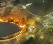 Incendiu la arena olimpică din Rio de Janeiro // capturi foto: X